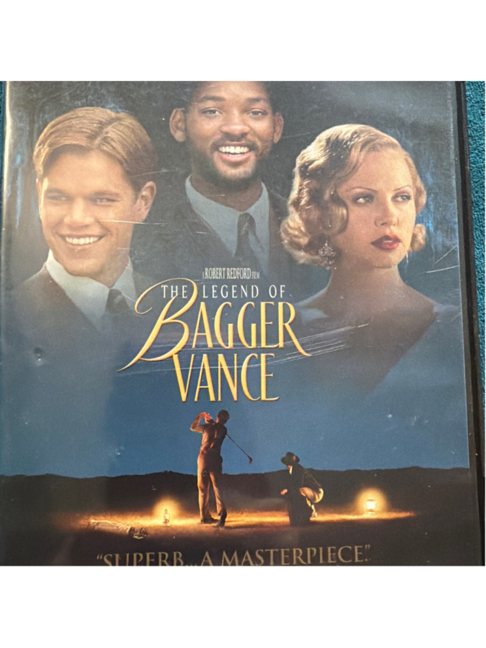 The Legend of Bagger Vance DVD Movie Blue Gold One Size
